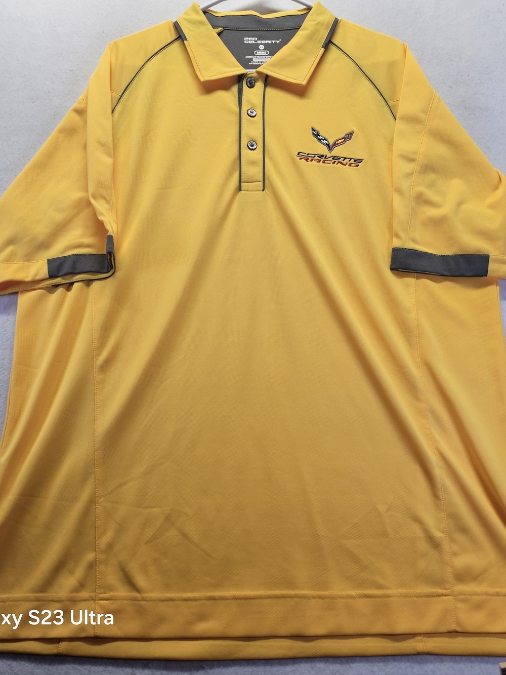 Men’s Yellow Performance Polo